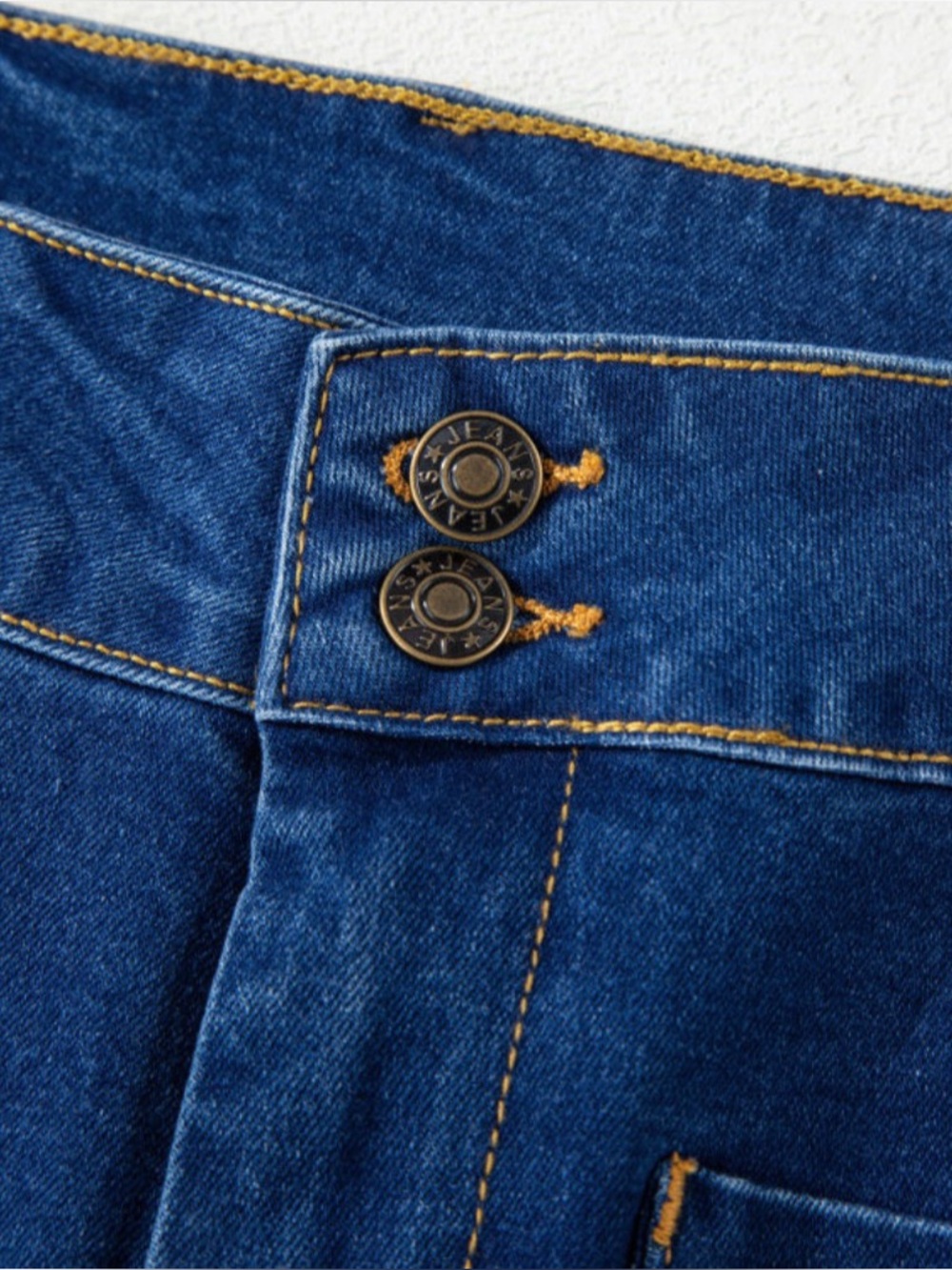 Sail Blue High Wasted Wide Leg Denim Pants - Picture 9 of 12